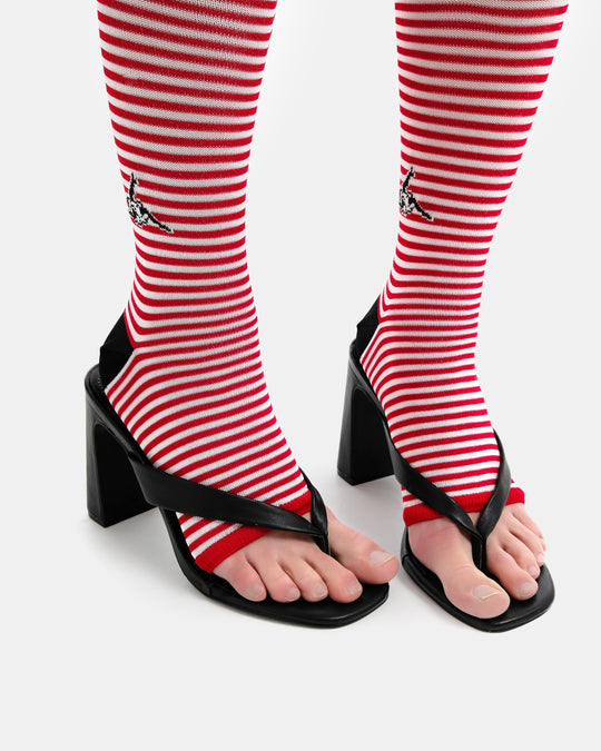 Гольфи Stripes red&white