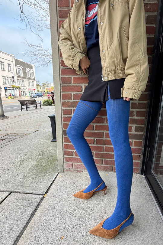 Панчохи Washed Blue