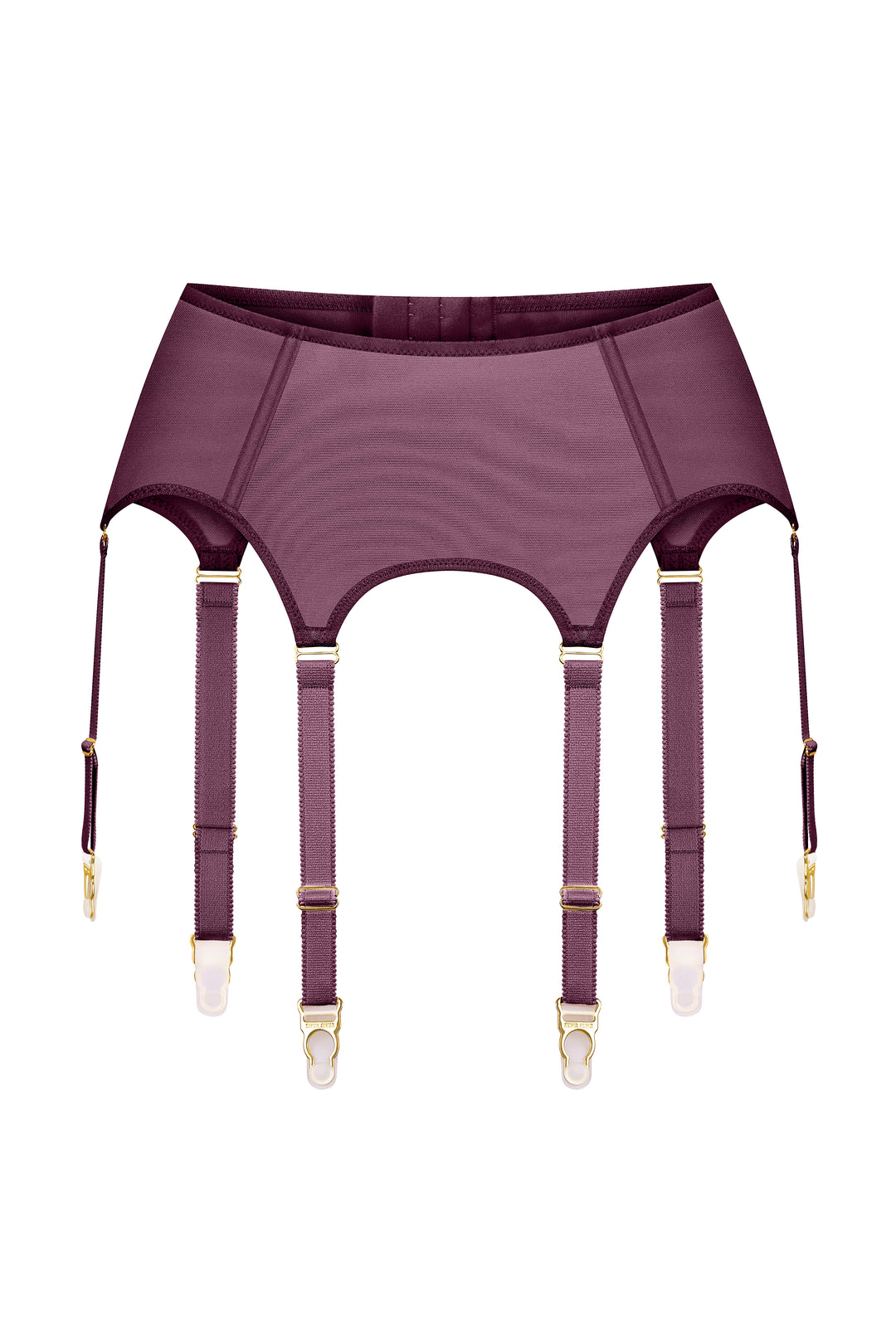 Пояс Retro violet — сливовий пояс для панчіх | SHUR SHUR