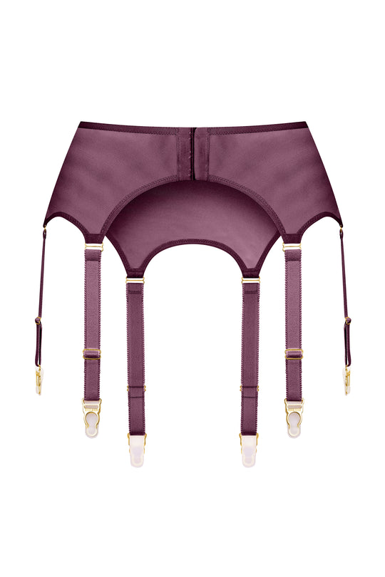 Пояс Retro violet — сливовий пояс для панчіх | SHUR SHUR
