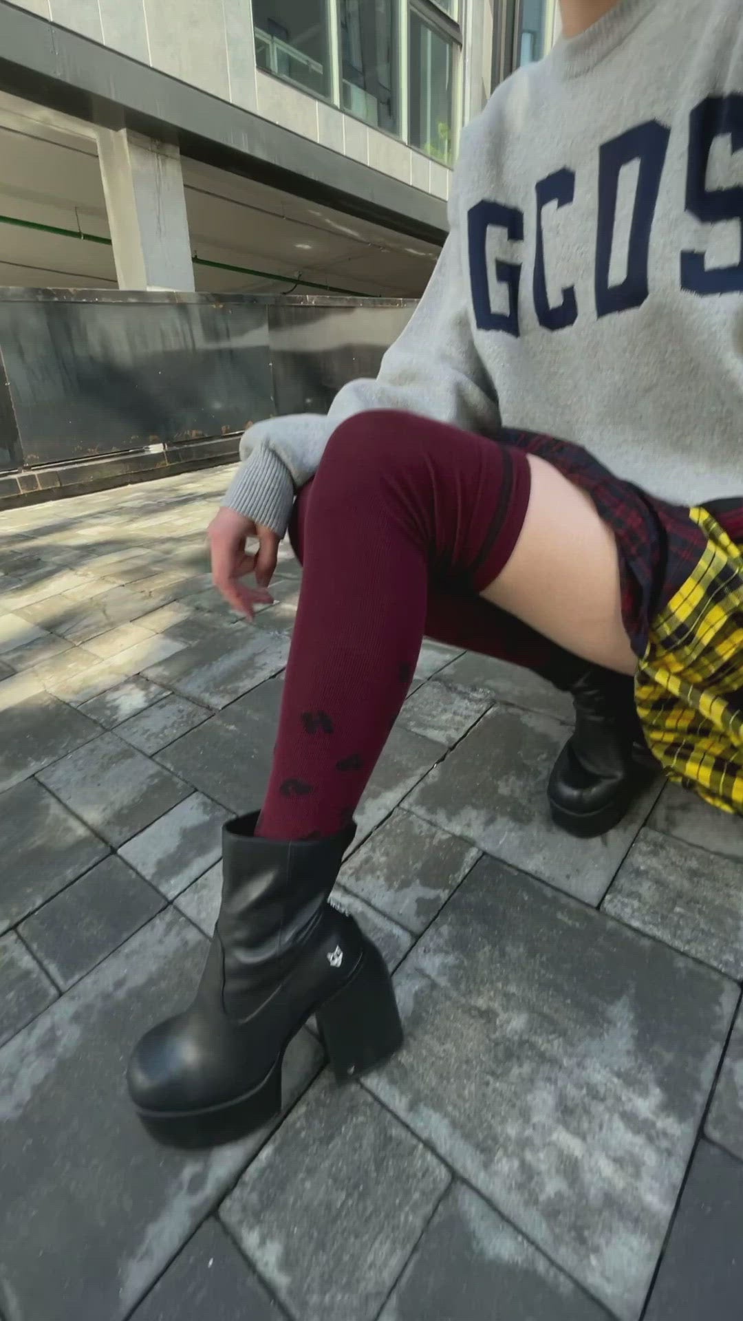 Високі гольфи Shur Shur Cherry