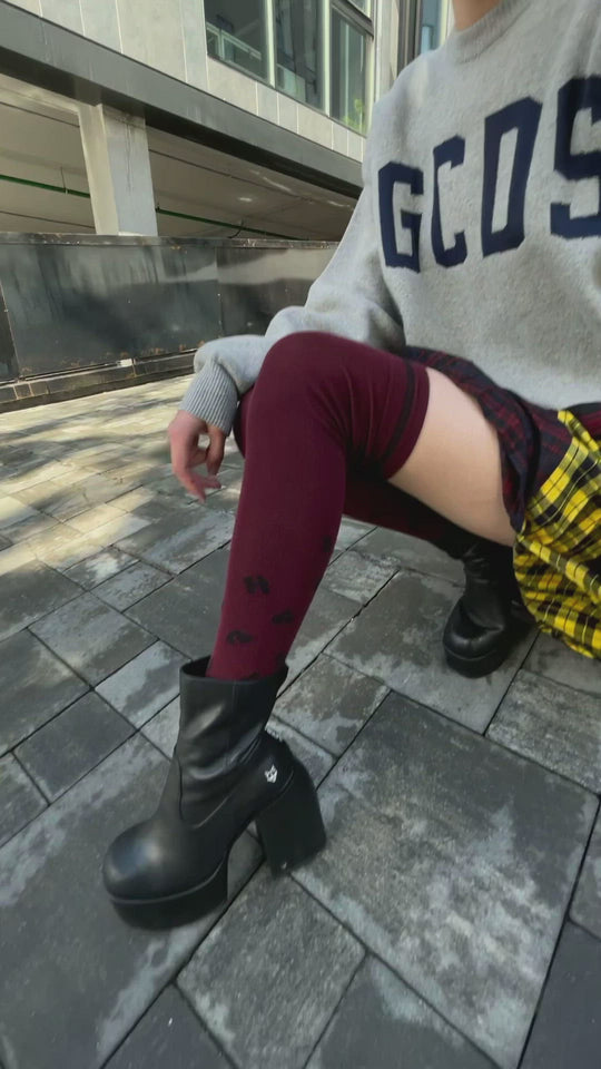 Високі гольфи Shur Shur Cherry