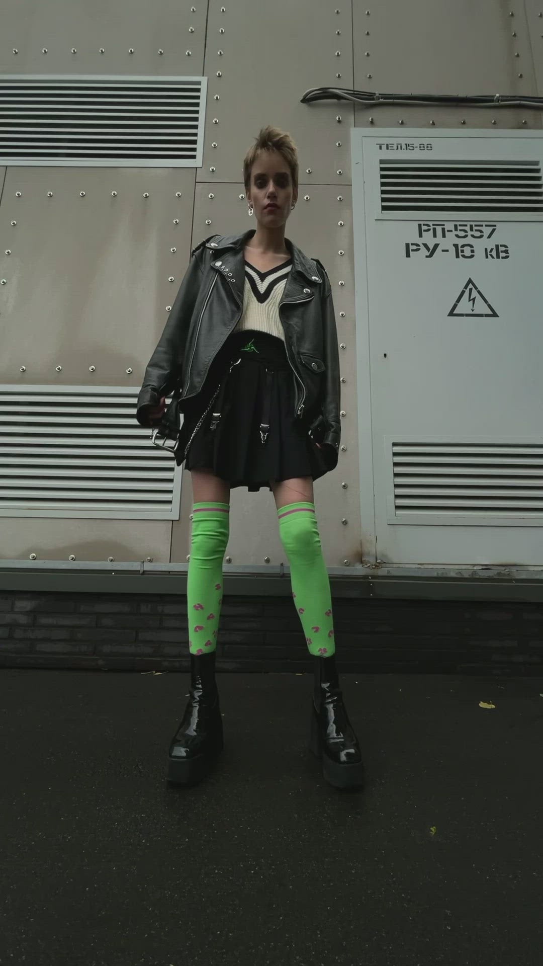 Високі гольфи Shur Shur Raspberry Lime