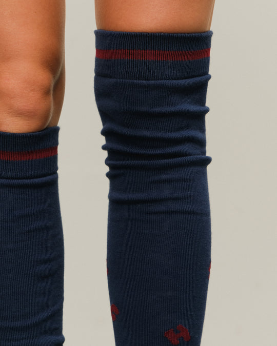 Високі гольфи Shur Shur Blue Cherry